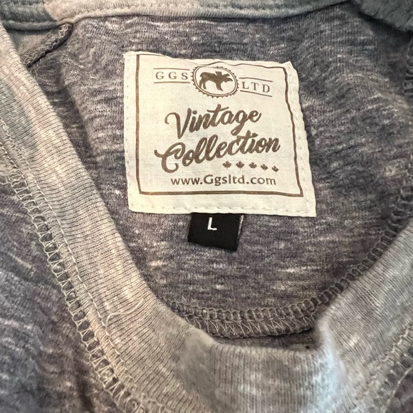 GGS Limited T-Shirt, CANADA, Gray w/ Lt Gray Sleeves, Sz L - Picture 3 of 3